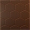 Ekena Millwork 19 5/8in. W x 19 5/8in. H Honeycomb EnduraWall Decorative 3D Wall Panel Covers 2.67 Sq. Ft. WP20X20HBDRU - alternate 1